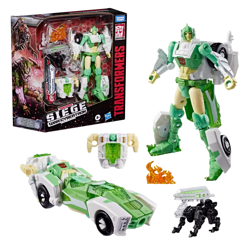 Transformers War for Cybertron: Siege Deluxe Class Autobot Greenlight (Preorder Sep 2026)