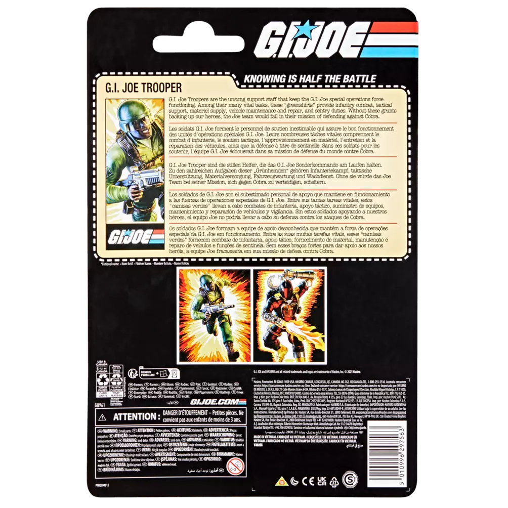 GI Joe Classified Series Retro Cardback G.I Joe Trooper