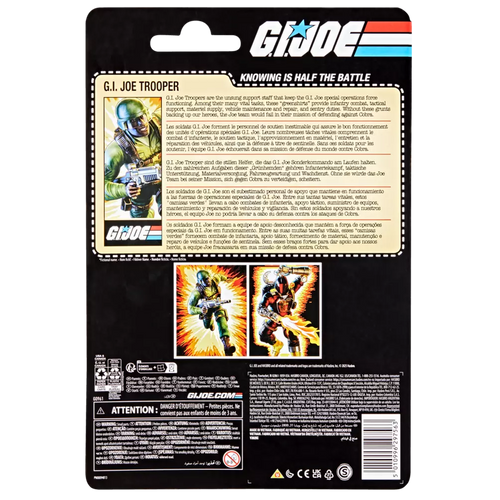 GI Joe Classified Series Retro Cardback G.I Joe Trooper