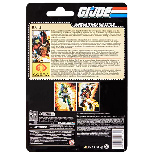GI Joe Classified Series Retro Cardback B.A.T.s
