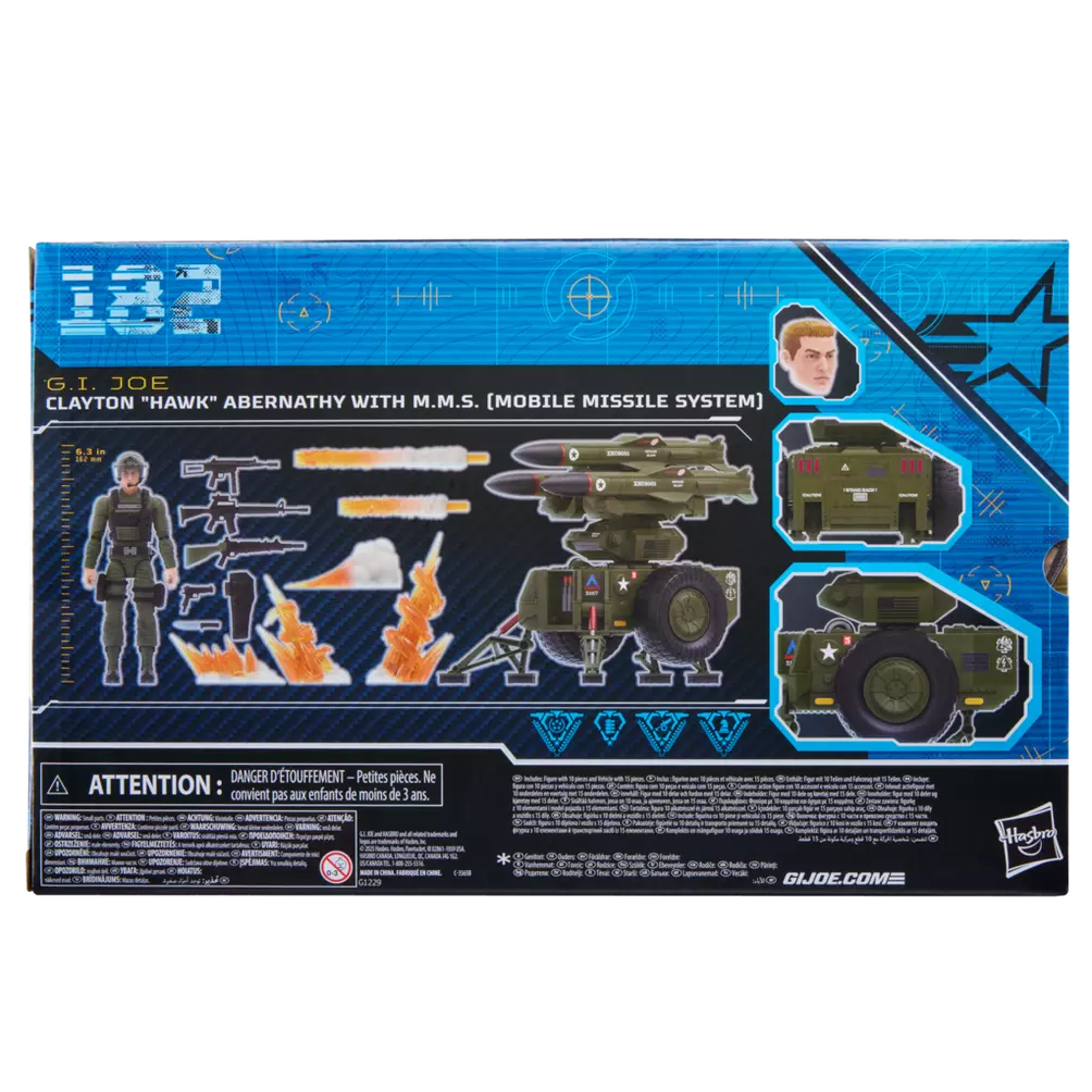 GI Joe Classified Series Clayton "Hawk" Abernathy With H.M.S