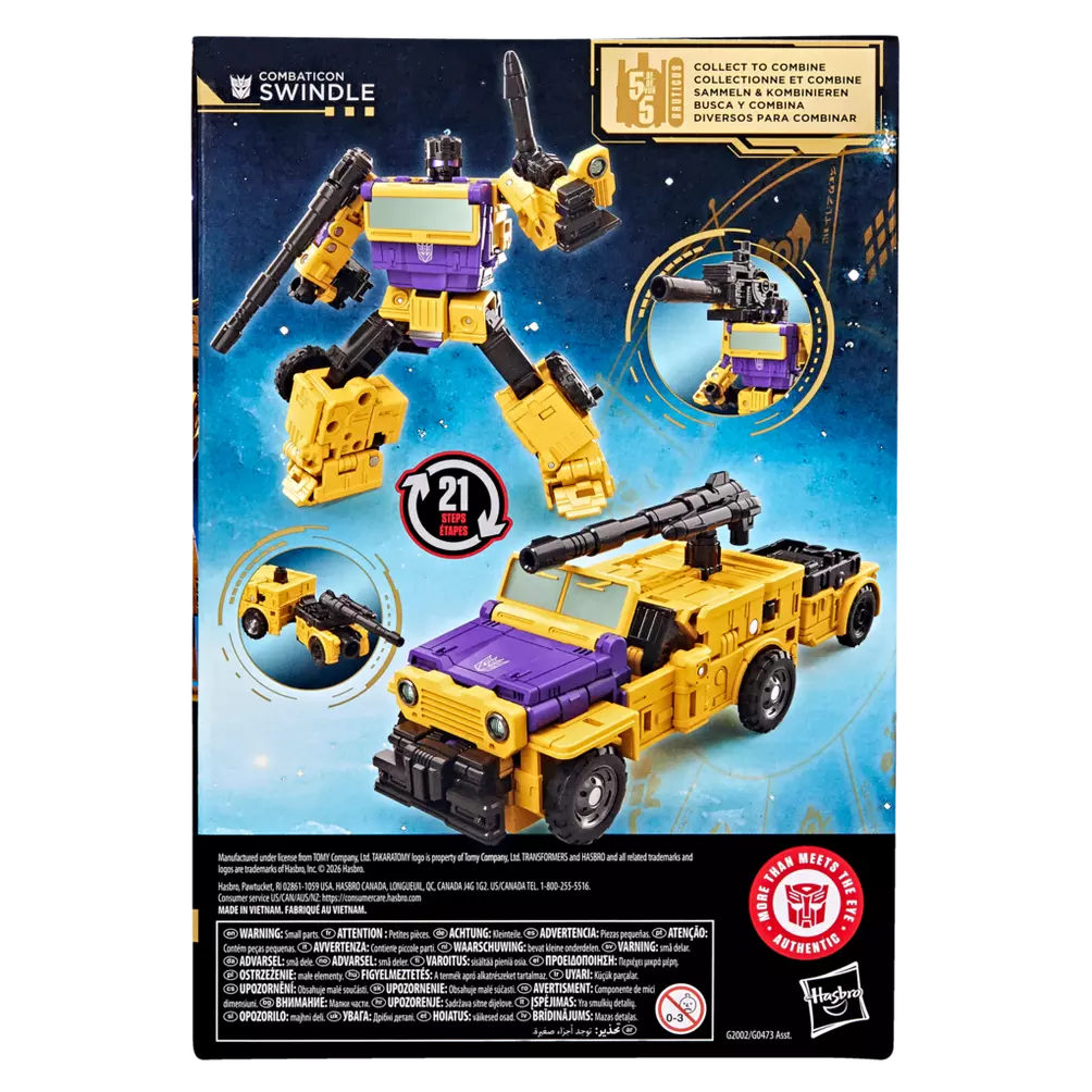 Transformers Age of the Primes Voyager Class Combaticon Swindle (Preorder Nov 2026)