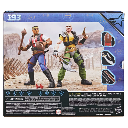GI Joe Classified Series David "Red Dog" Taputapu & Varujan "Taurus" Ayvazyan