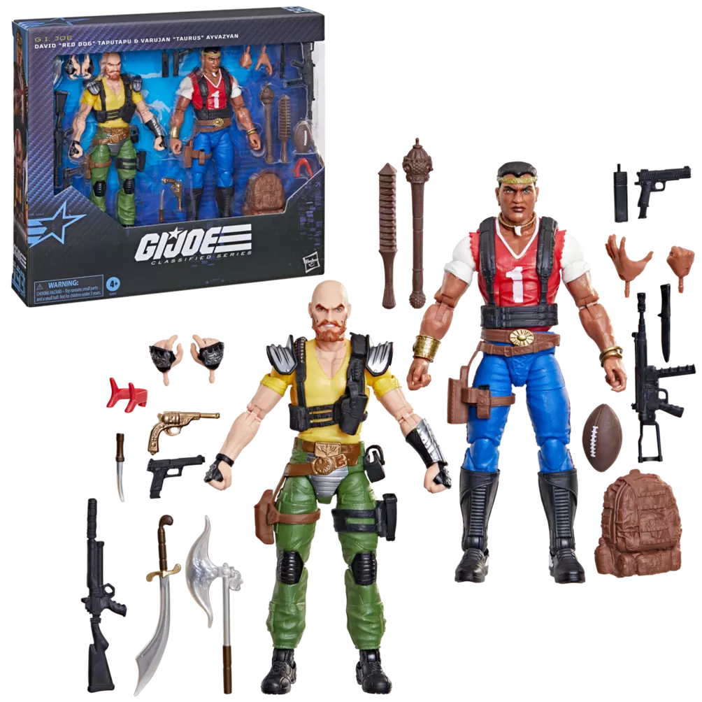 GI Joe Classified Series David "Red Dog" Taputapu & Varujan "Taurus" Ayvazyan