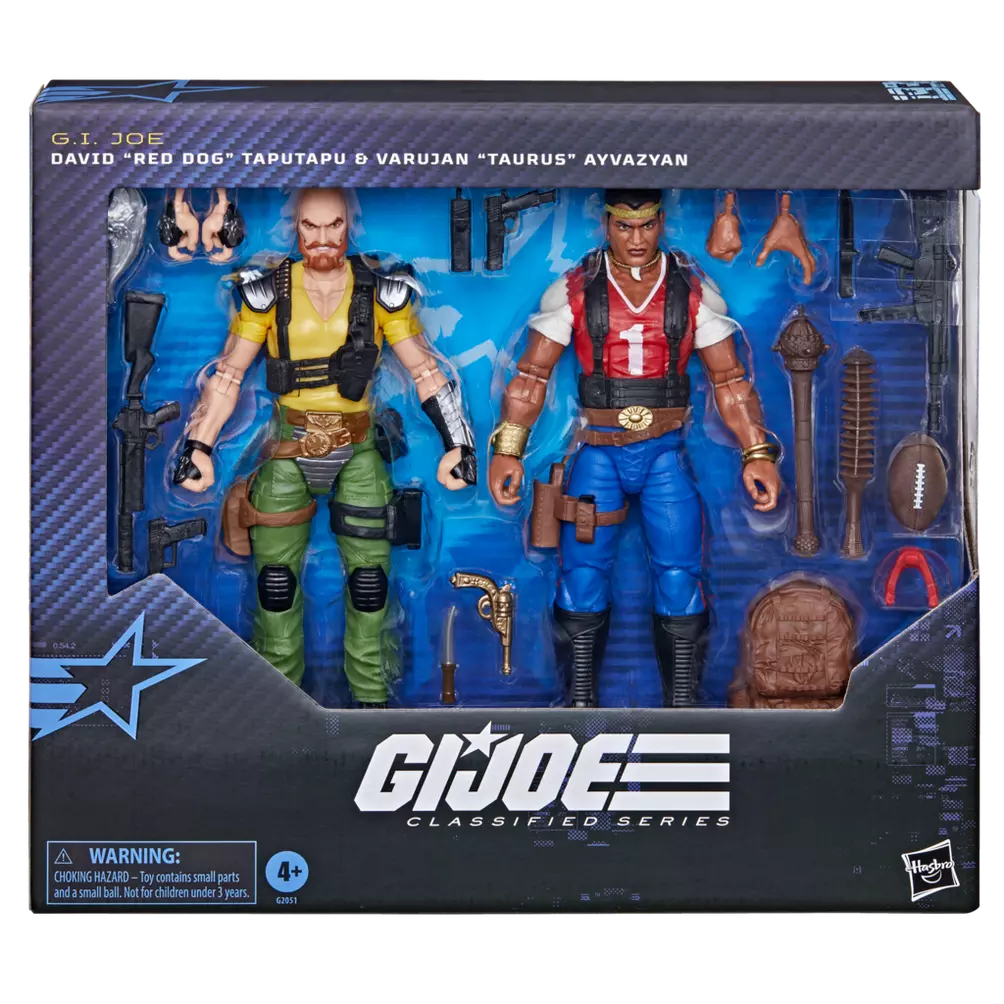 GI Joe Classified Series David "Red Dog" Taputapu & Varujan "Taurus" Ayvazyan