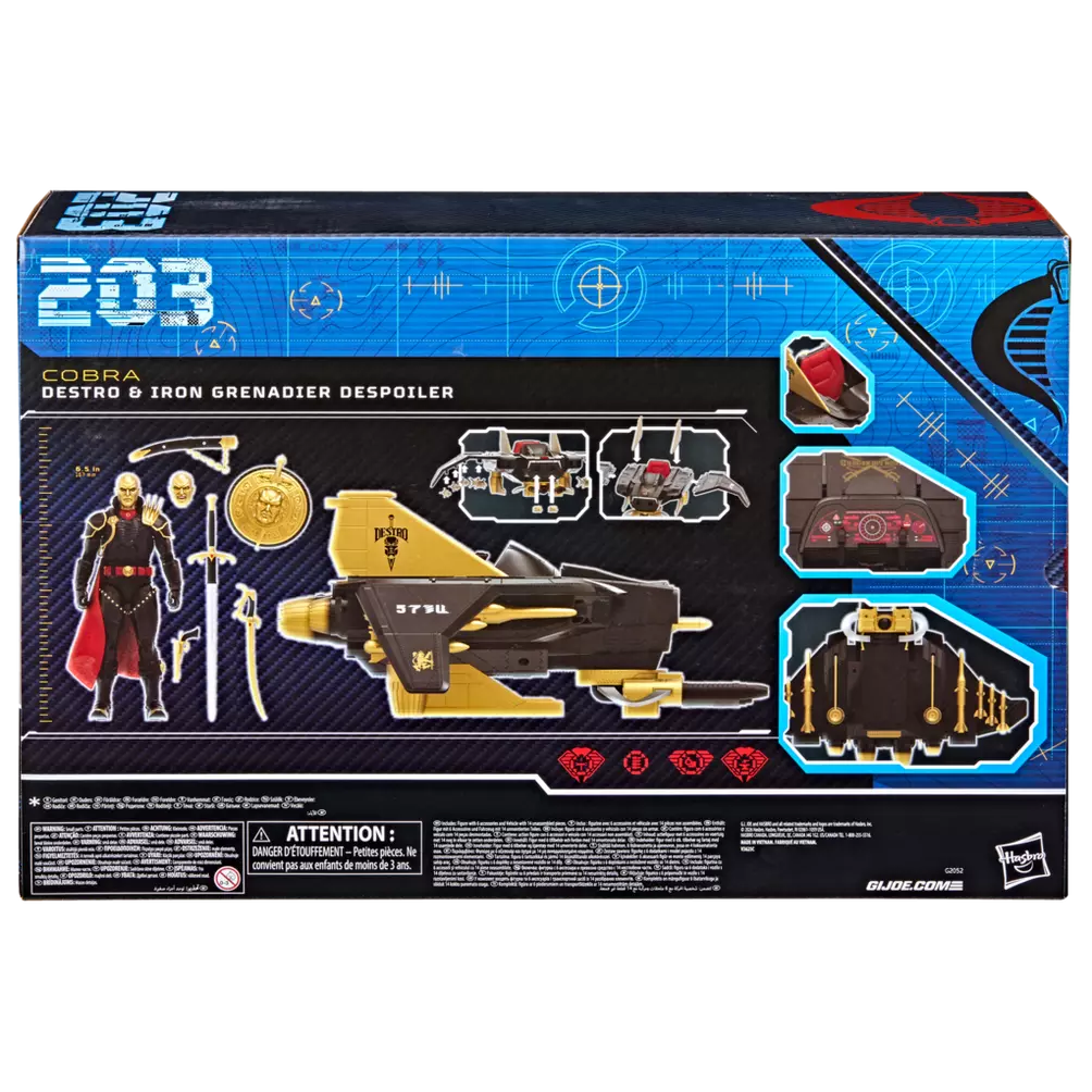 GI Joe Classified Series Destro & Iron Grenadiers Despoiler