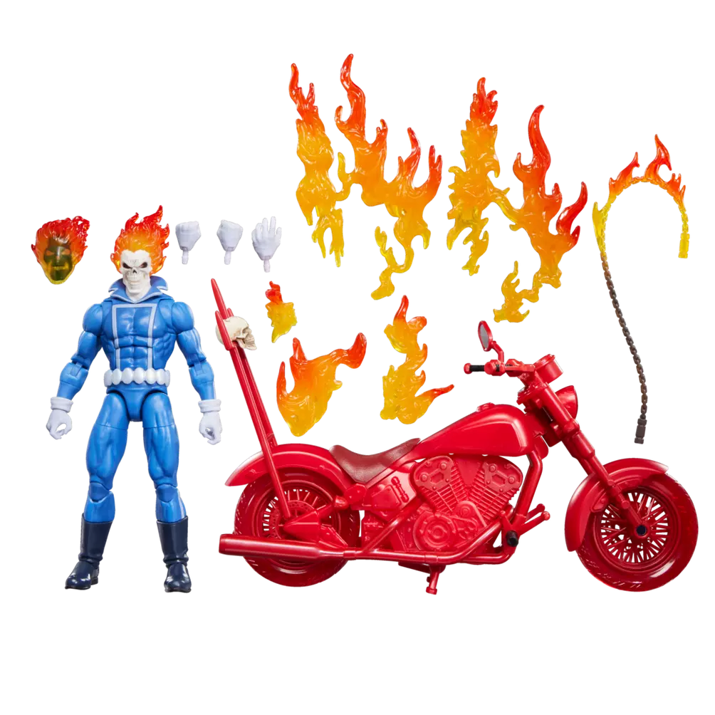 Marvel Legends Series Ghost Rider Johnny Blaze with Motorcycle