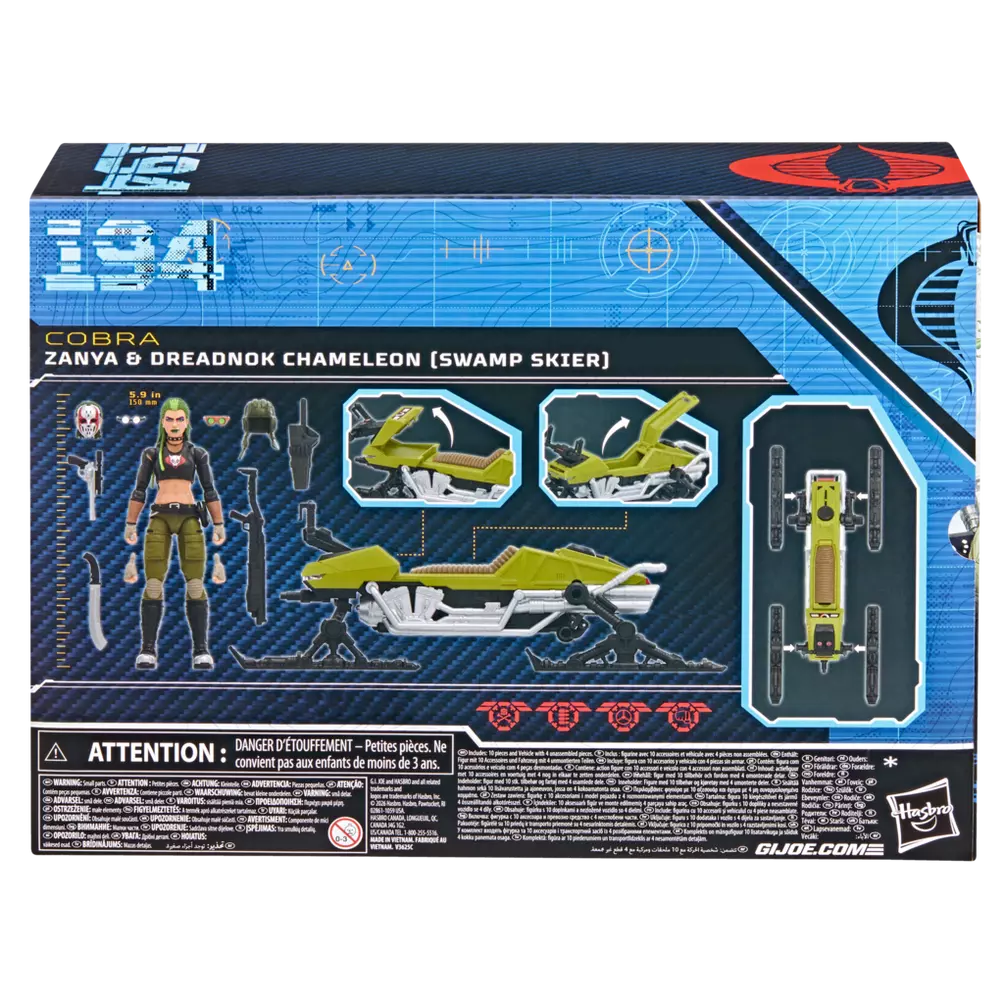 GI Joe Classified Series Clayton Zanya & Dreadnok Chameleon