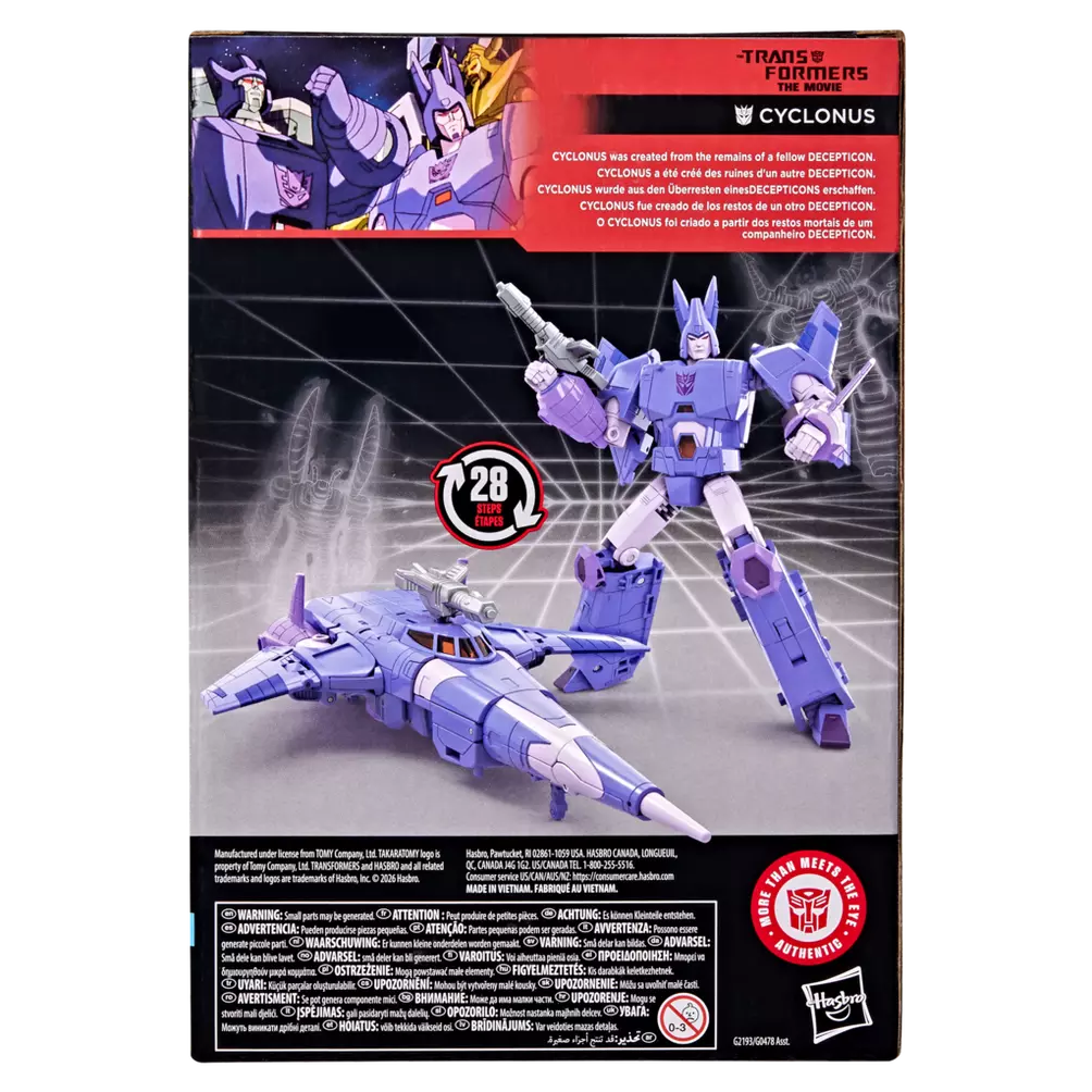 Transformers Studio Series The Transformers: The Movie Voyager Class Cyclonus (Preorder Oct 2026)