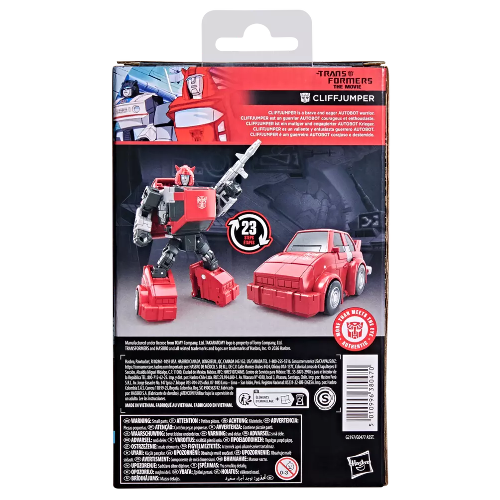 Transformers Studio Series The Transformers: The Movie Deluxe Class Cliffjumper (Preorder Oct 2026)