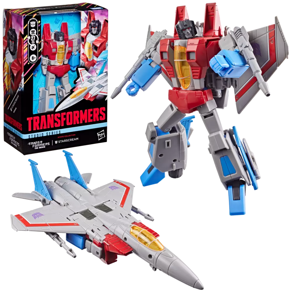 Transformers Studio Series Starscream MTMTE Collection The Transformers: The Movie Voyager Class Action Figure - Exclusive (Preorder Q3 2026)