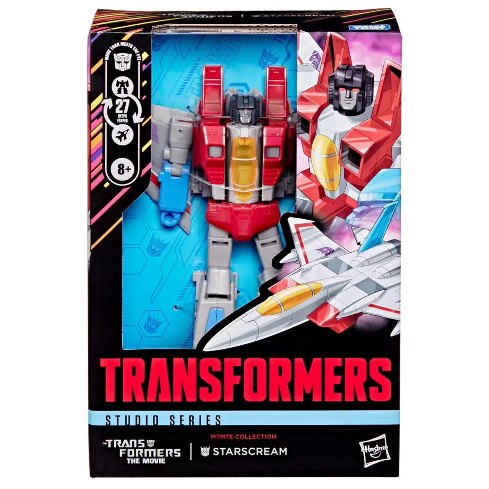 Transformers Studio Series Starscream MTMTE Collection The Transformers: The Movie Voyager Class Action Figure - Exclusive (Preorder Q3 2026)
