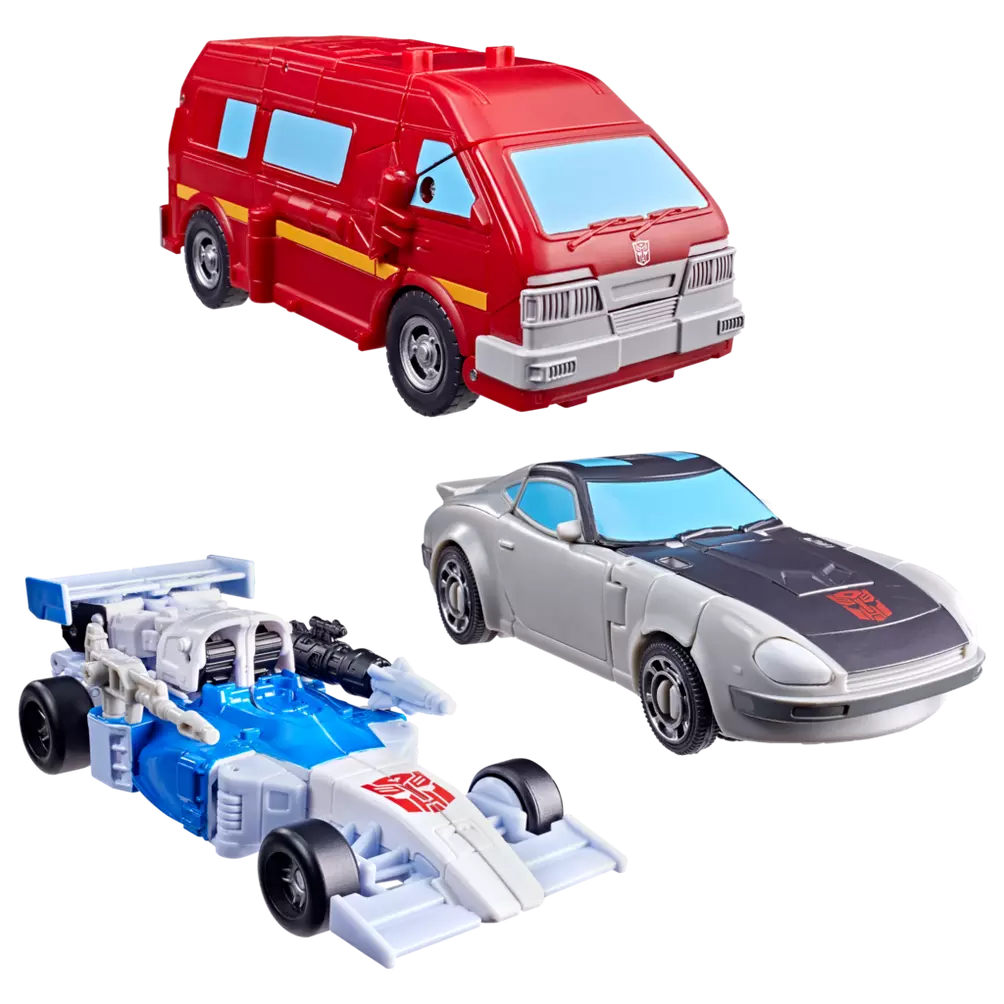 Transformers Ages of the Primes 3-Pack Autobot Mirage, Ironhide, Bluestreak (Preorder Nov 2026)