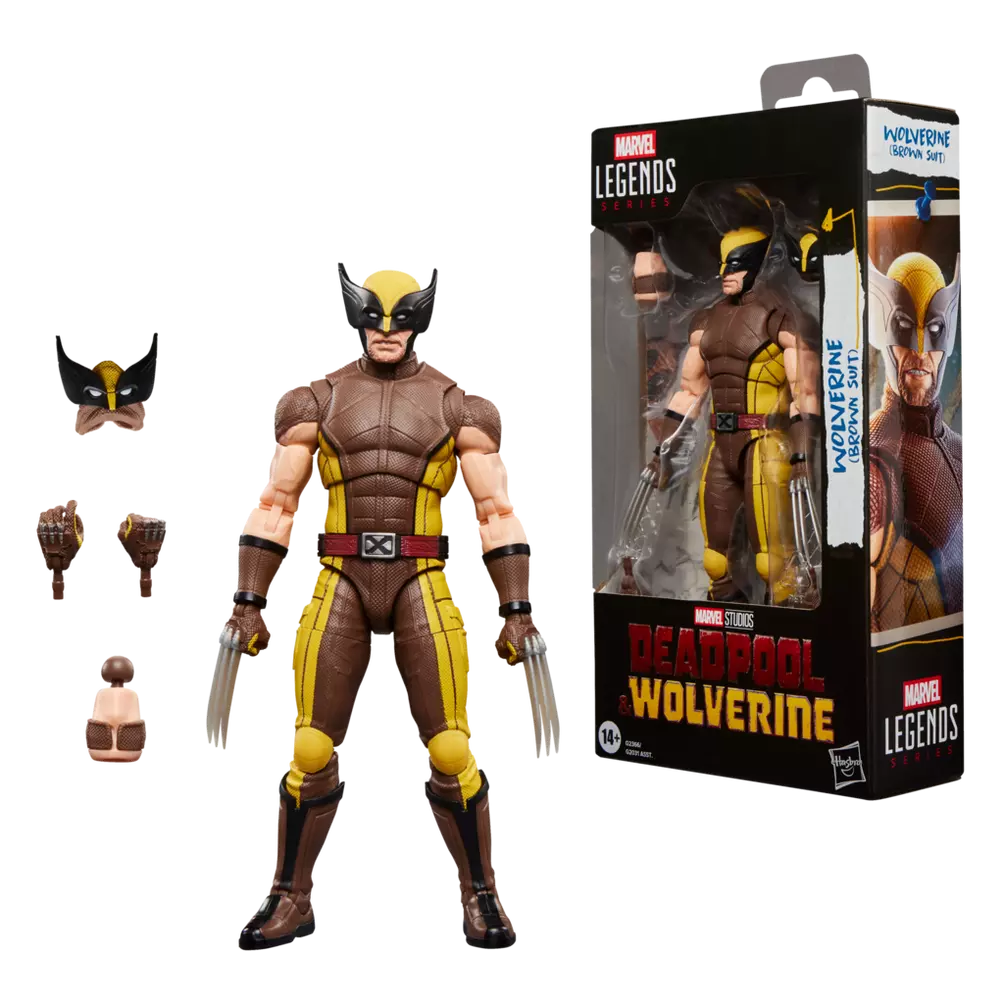 Marvel Legends Series DeadPool & Wolverine- Wolverine (Brown suit)