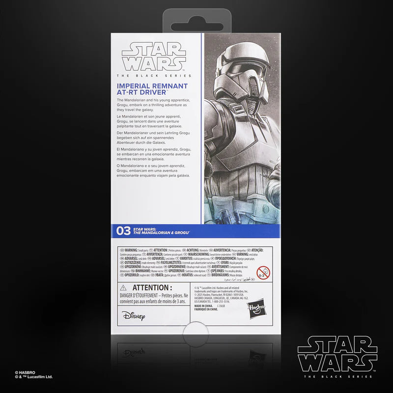 Star Wars The Black Series Imperial Remnant AT-RT DRIVER First Edition