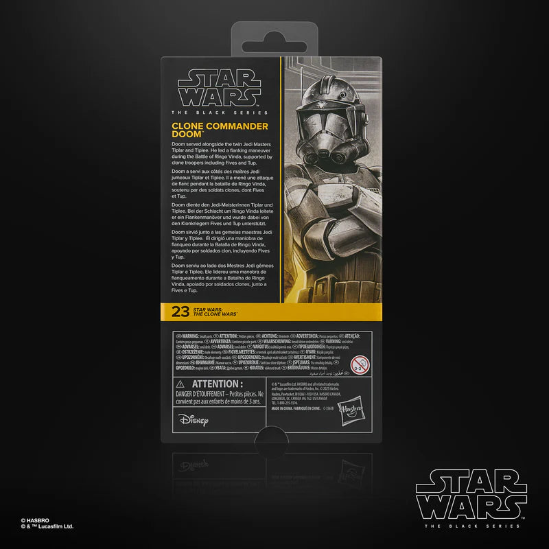 Star Wars The Black Series Clone Commander Doom - Exclusive