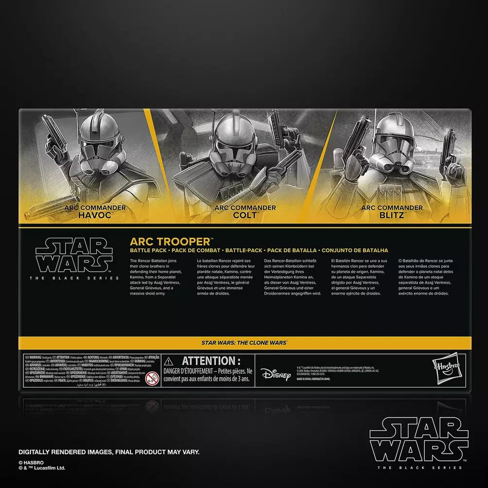 STAR WARS The Black Series ARC Trooper Battle Pack