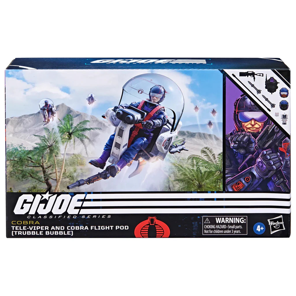 GI Joe Classified Series Tele-Viper And Cobra Flight Pod